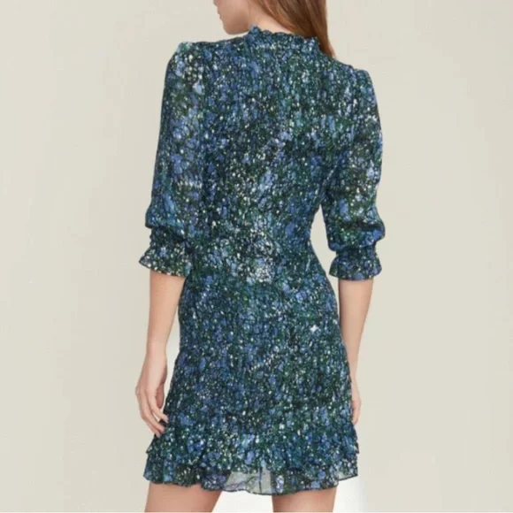 Veronica Beard Farha Dress in Green Multicolor Women’s - Picture 2 of 6